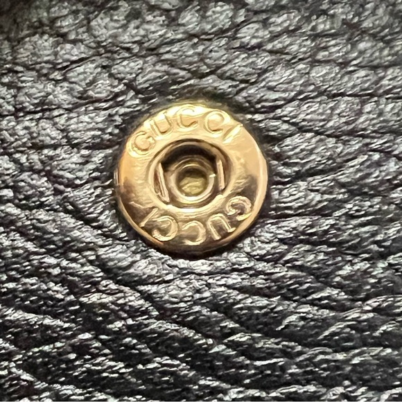 GUCCI AUTHENTIC BLACK TRIFOLD AND ZIPPY WALLET. EUC. - Picture 7 of 15